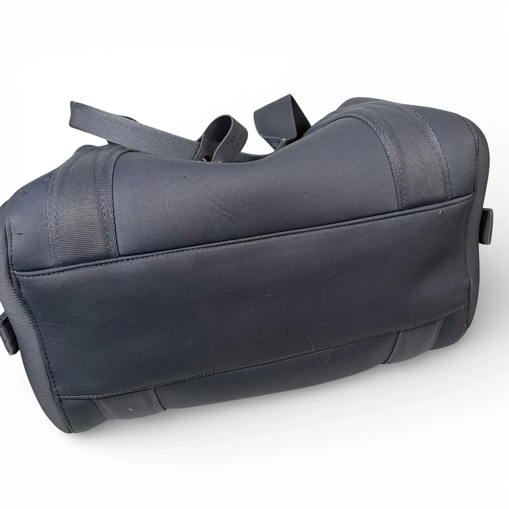 Dagne Dover Landon Carryall Neoprene Diaper Bag Dark Gray Large